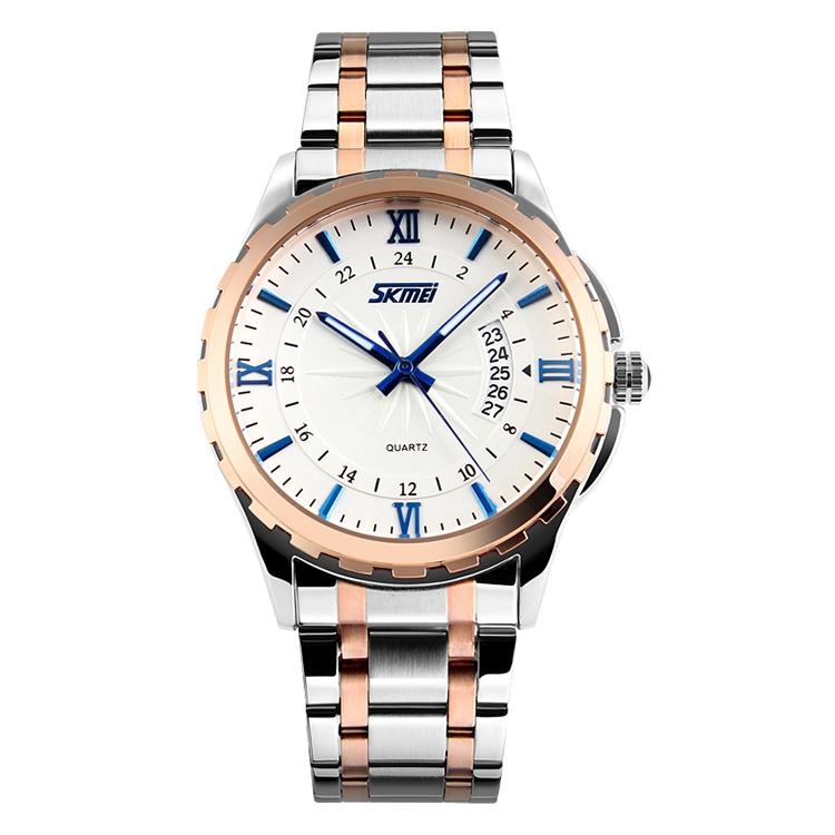 Waterproof Multifunctional Quartz Wrist Watch - Fashionable and Business-ready - Blue