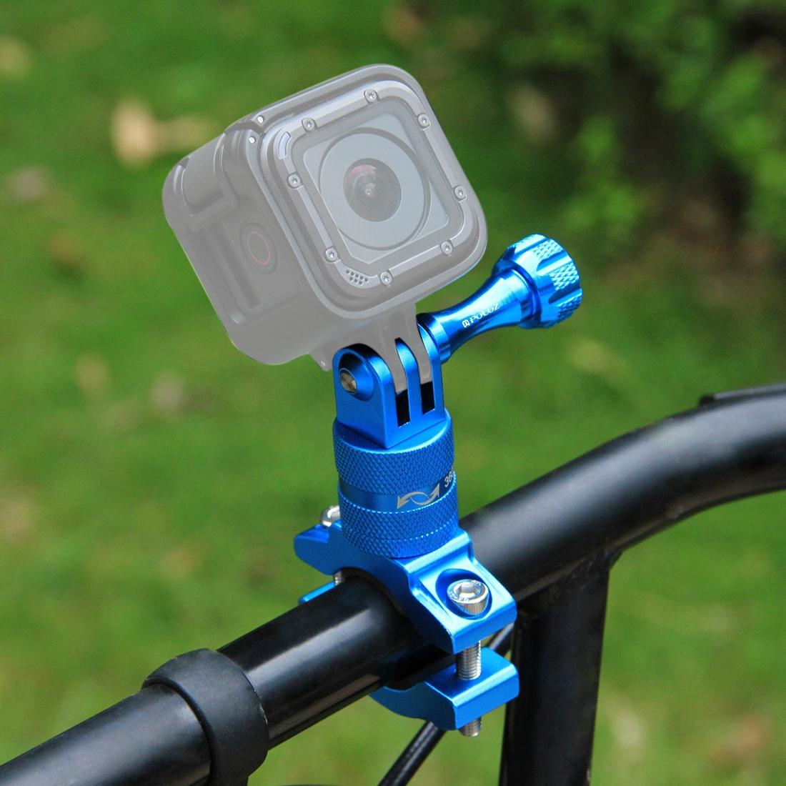 Universal Bike Handlebar Mount for Action Cameras - 360 Degree Rotation - Pu223L