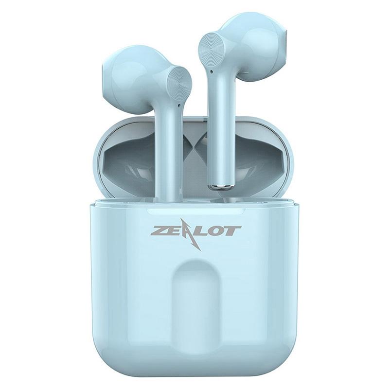 Wireless Bluetooth 5.0 Earbuds with Charging Case - Blue