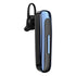 Wireless Unilateral Ear-mounted Earphone with Noise Reduction - Black Blue