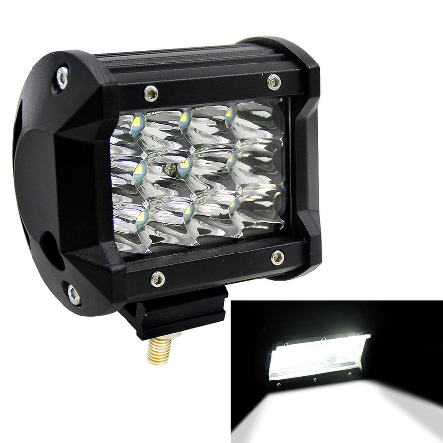 4 Inch Three Rows Ip67 Waterproof 9W Condenser 6000K 5500Lm Led Spotlight Light Searchlight Car Led Work Lights Dc 10 - 