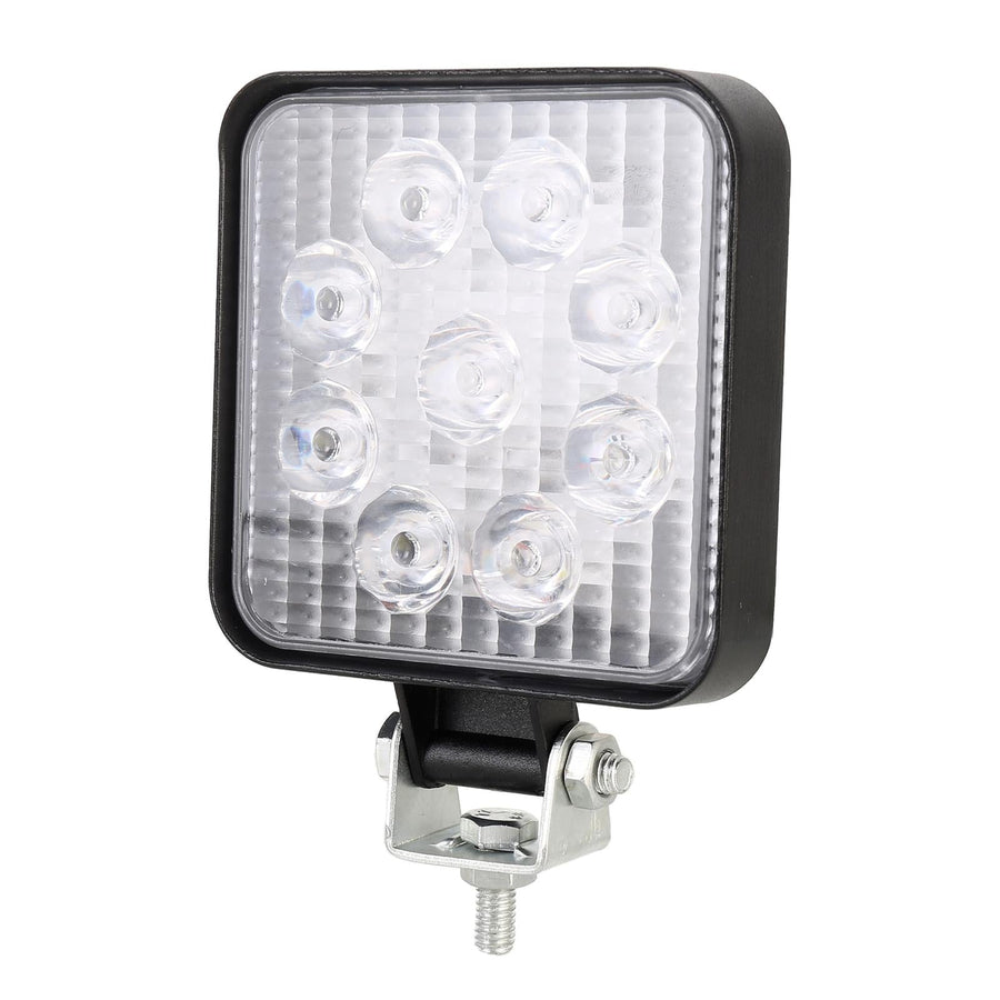 Dc 10 - 30V 27W 2500Lm 6000K 60 Degrees Adjustable Waterproof Vehicle Car Boat Marine External Work Emergency Lights Wit