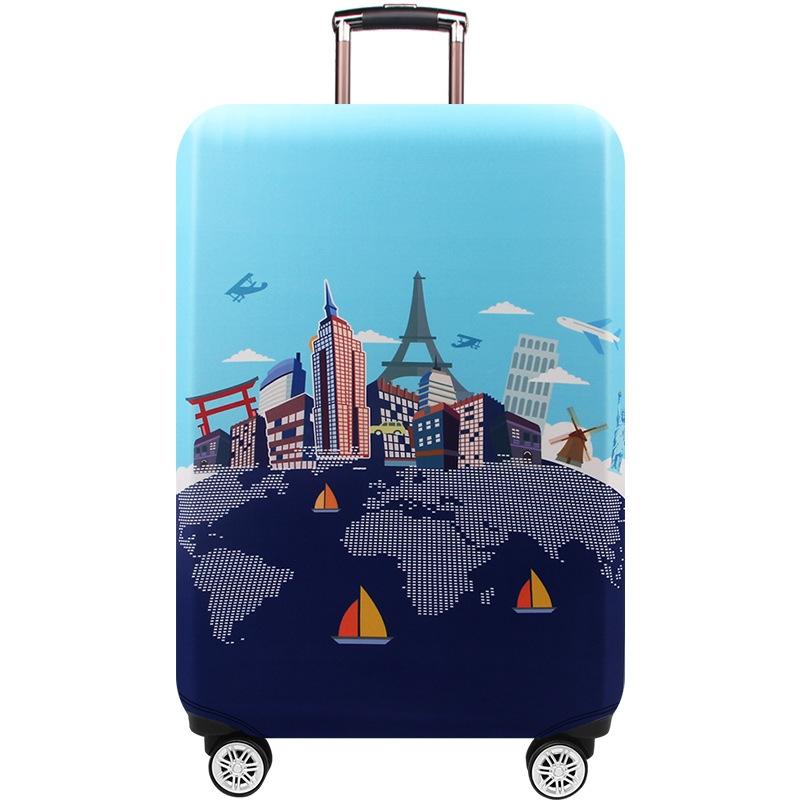 Protective Luggage Cover - Durable Elastic Anti-dust - Small Size - Wide Sea And Sky