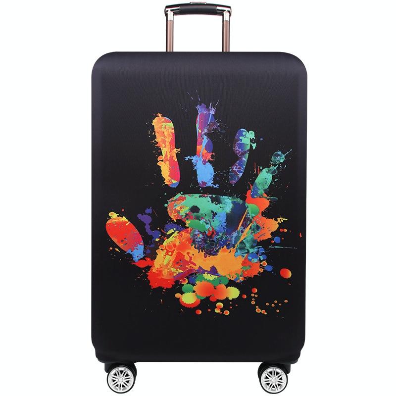 Thickened Luggage Cover - Elastic Wear-resistant Anti-dust Protection - Size l - Wide Sea And Sky