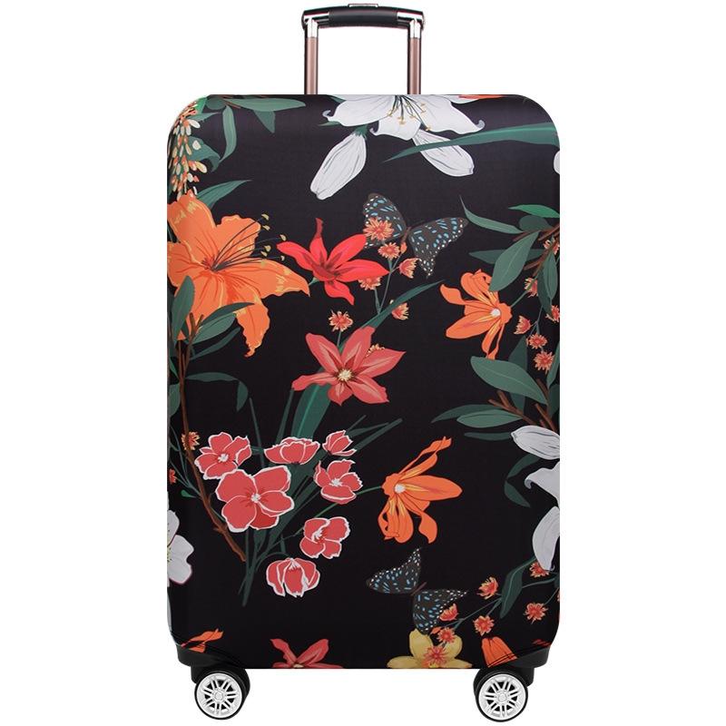 Medium Elastic Luggage Cover - Thick Wear-resistant Anti-dust Protection - Butterfly Lovers