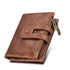 Men Rfid Blocking Cowhide Leather Wallet - Crazy Horse Texture - Ccb1083Tp