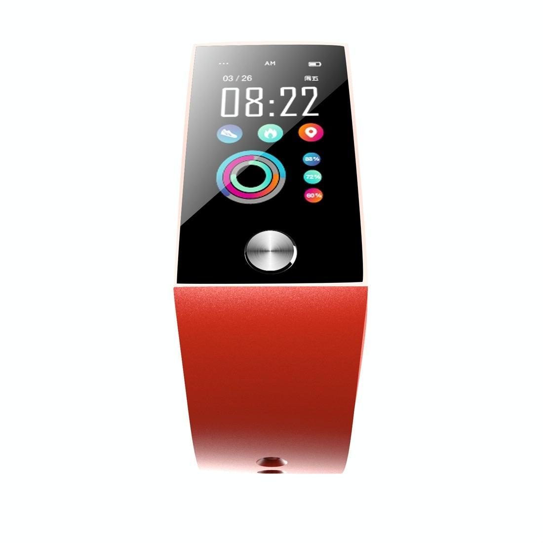Waterproof Bluetooth Smartwatch With Tft Screen - Red
