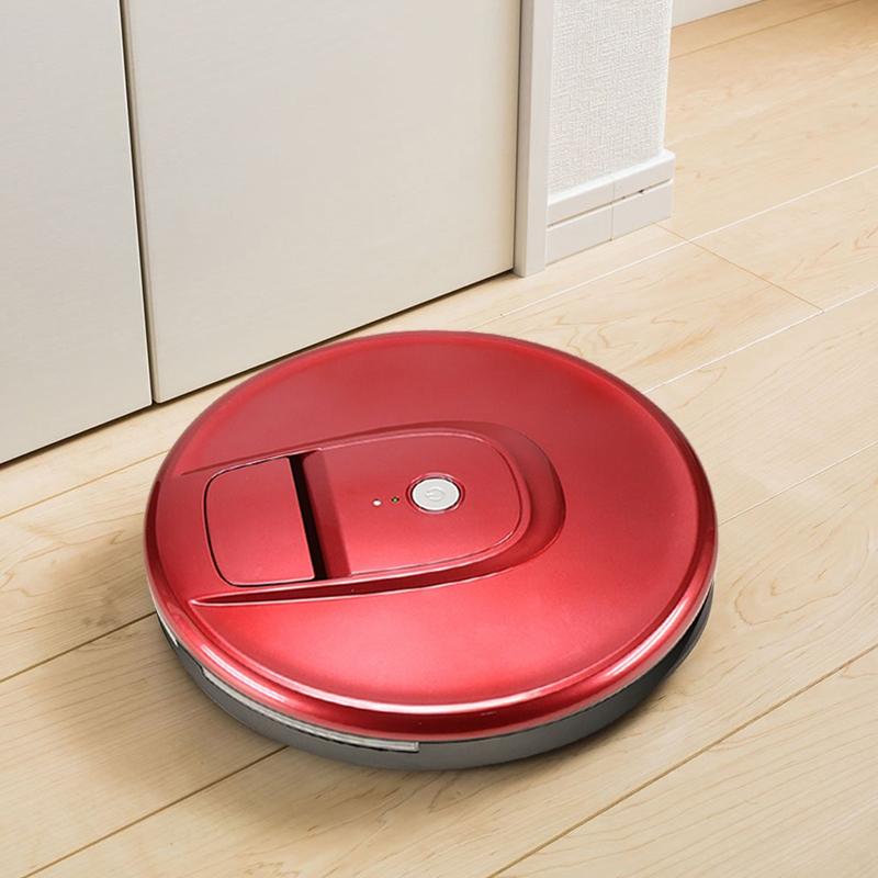 Smart Household Sweeping Robot - Efficient Cleaning - Red
