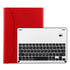 Bluetooth Keyboard & Leather Tablet Case For Ipad Air / Pro 9.7 - Detachable Water Repellent Magnetic 3-Gear Angle - Red