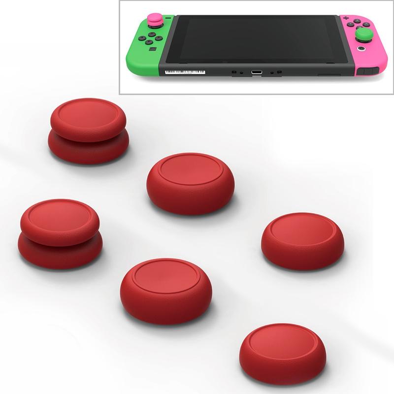 Joycon Rocker Cap Set for Switch Gamepad - Red