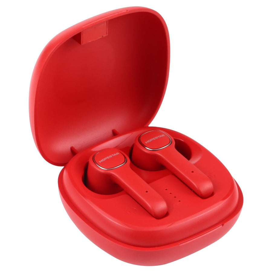 Wireless Bluetooth 5.0 Earbuds - True - Red