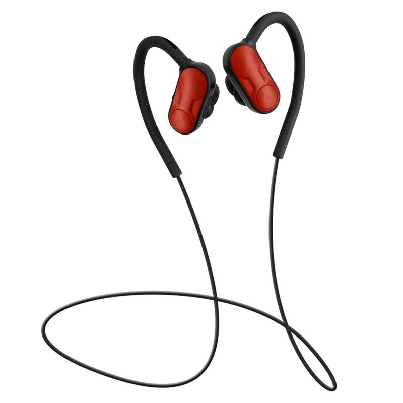 Ultra-light Wireless Bluetooth Earphones with Mic - Bth-y9 - Red