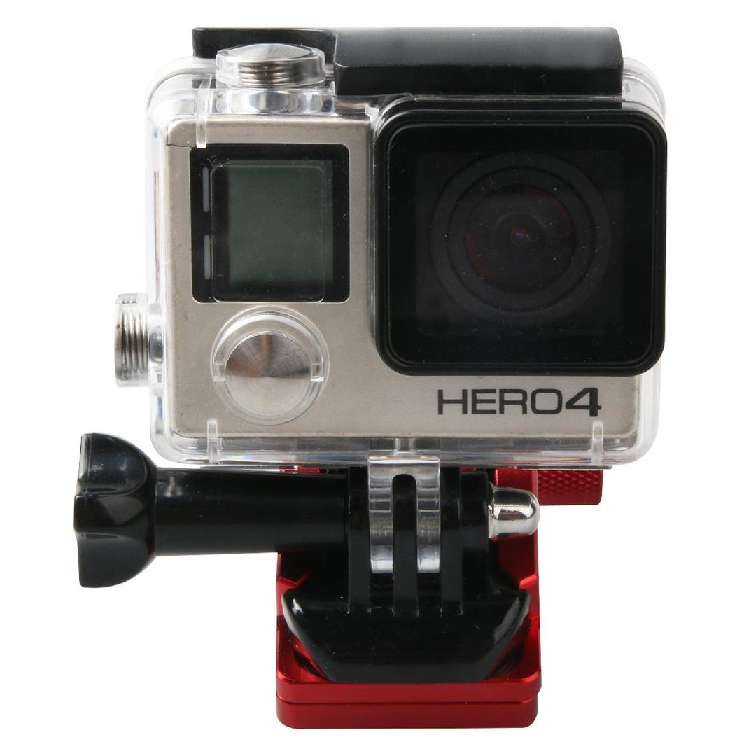 Universal Rearview Mirror Mount for Action Cameras - Red