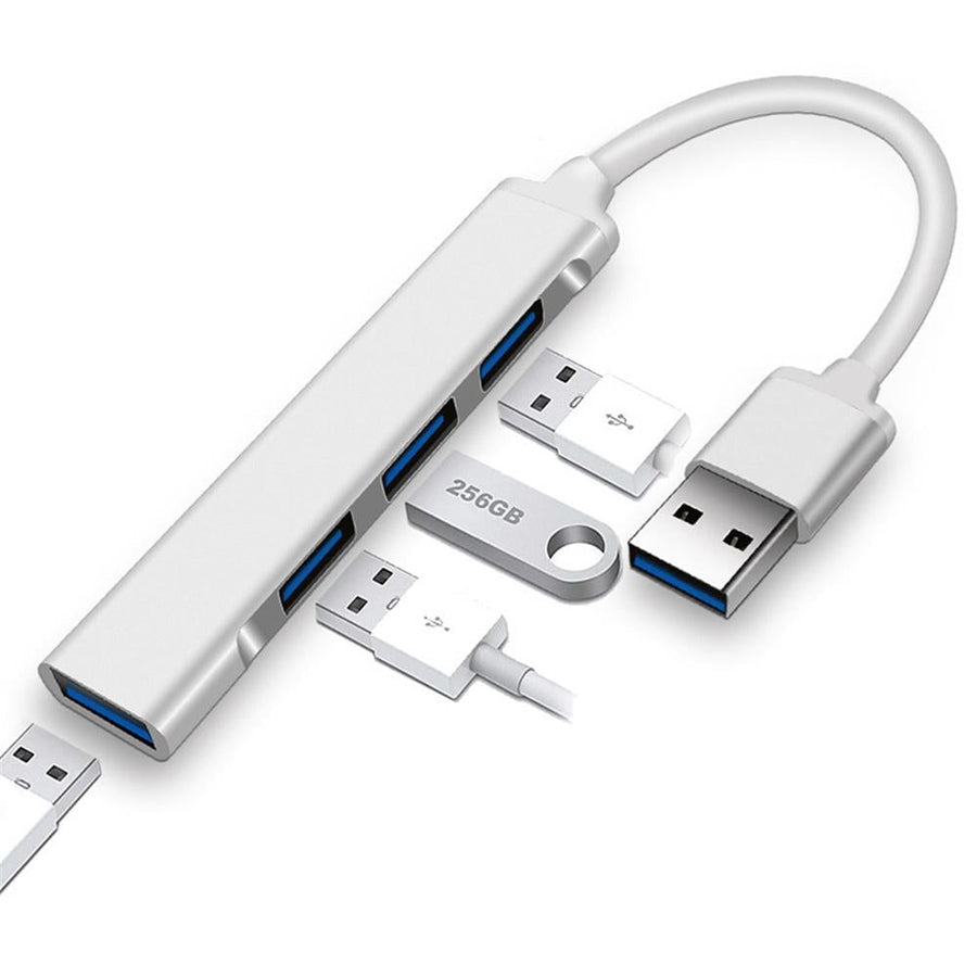 Usb 3.0 Multi-Port Splitter Adapter Silver