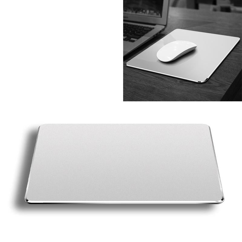 Double Sided Non Slip Aluminum Mouse Pad Small - Silver