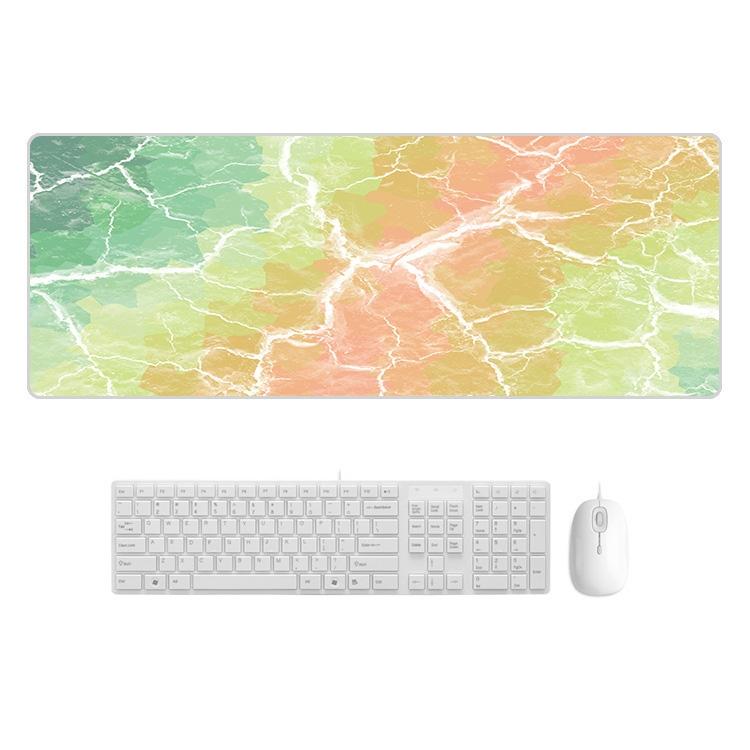 Marble Rubber Mouse Pad Durable & Stylish - Rainbow Marble