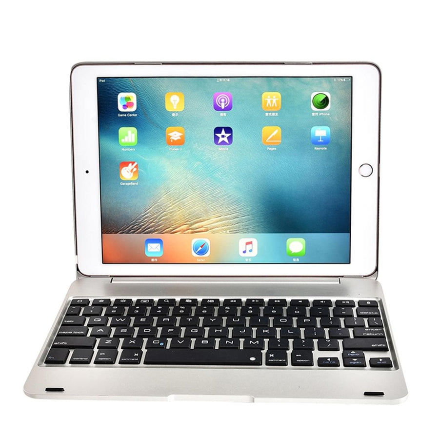 Horizontal Flip Tablet Case With Bluetooth Keyboard For Ipad Pro 9.7 / Ipad Air 2 - Silver