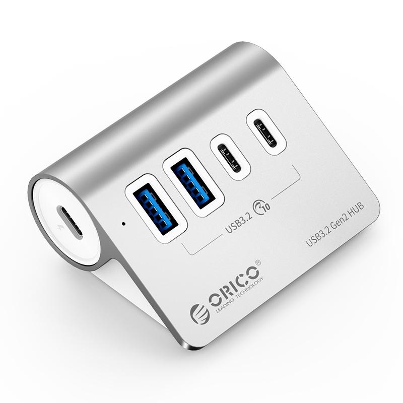 Aluminum 4-Port Type-C & Usb 3.2 Gen2 Hub