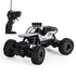 Large 1 16 Alloy Climbing Car - 28cm Remote Control Toy for Cross-country Adventures - Silver