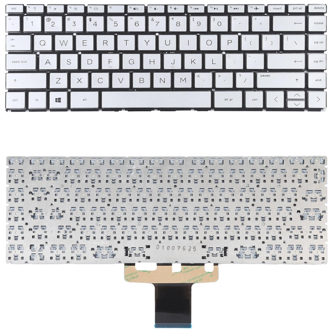 Silver us Keyboard for Hp Pavilion X360 14-inch