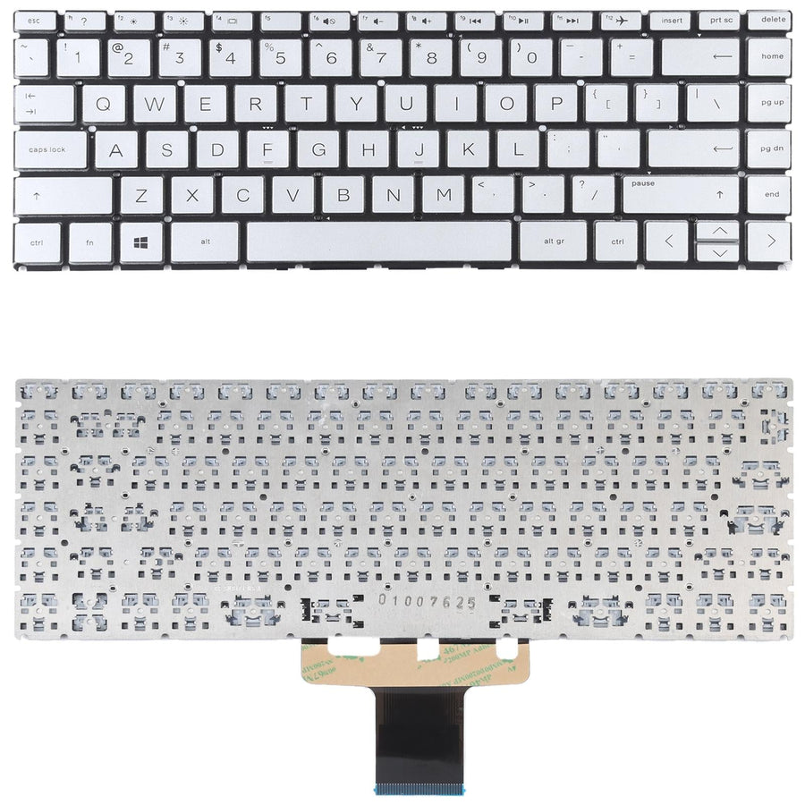 Silver us Keyboard for Hp Pavilion X360 14-inch