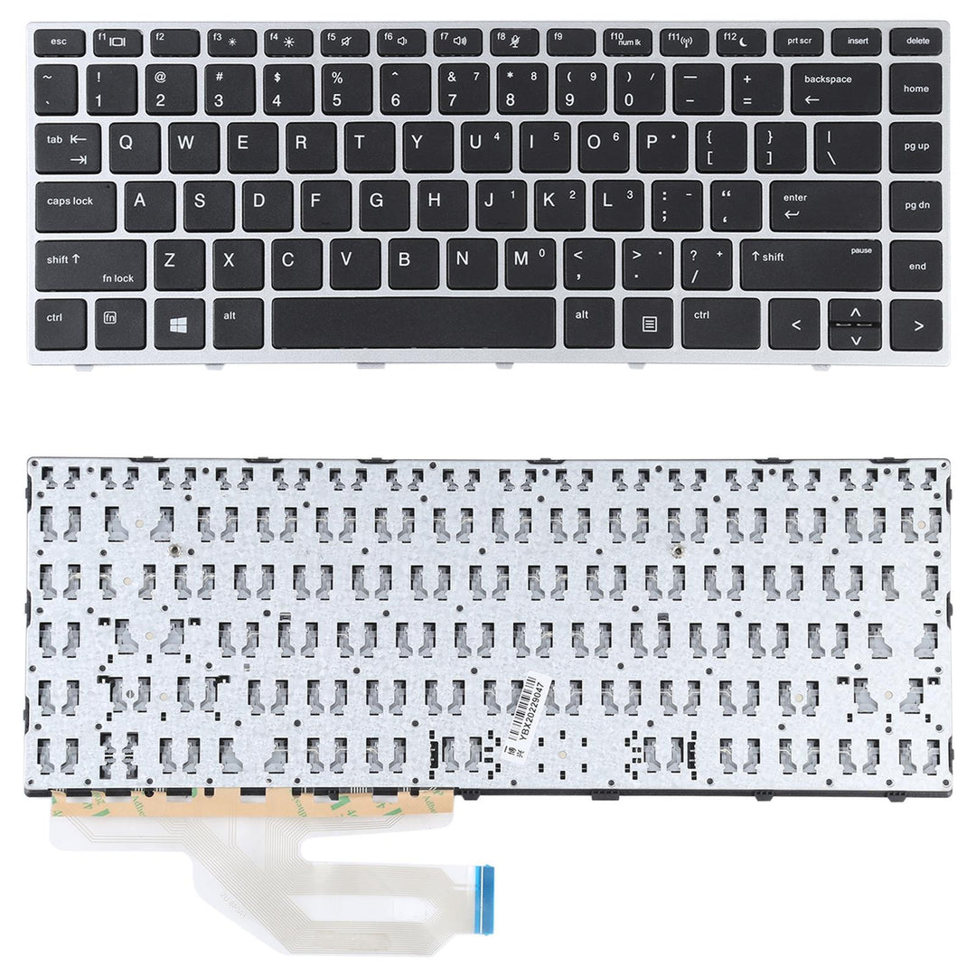Silver us Keyboard for Hp Probook 430 / 440 / 445 G5