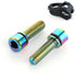 6 Titanium M5 18Mm Bike Bottle Cage Screws - Colour