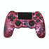 Wireless Bluetooth Game Controller for Ps4 with Dual Vibration and Light Strip - Fantastic Purple