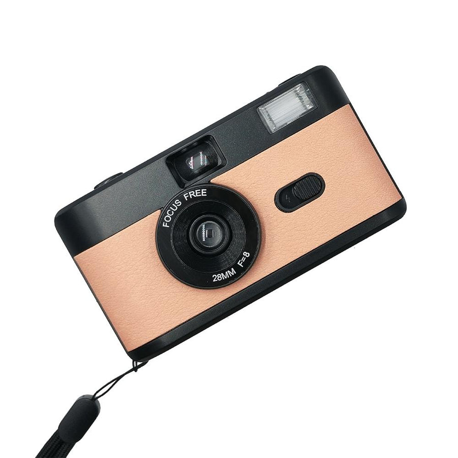 Retro Manual Reusable Film Camera for Kids - no Film - Yellow