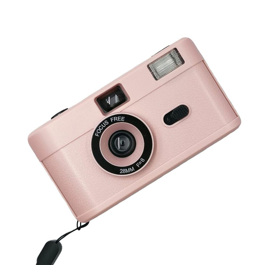 Retro Manual Reusable Film Camera for Kids - no Film - Pink