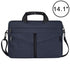 Stylish Zipper Laptop Bag with Shoulder Strap - Durable & Breathable - Navy Blue