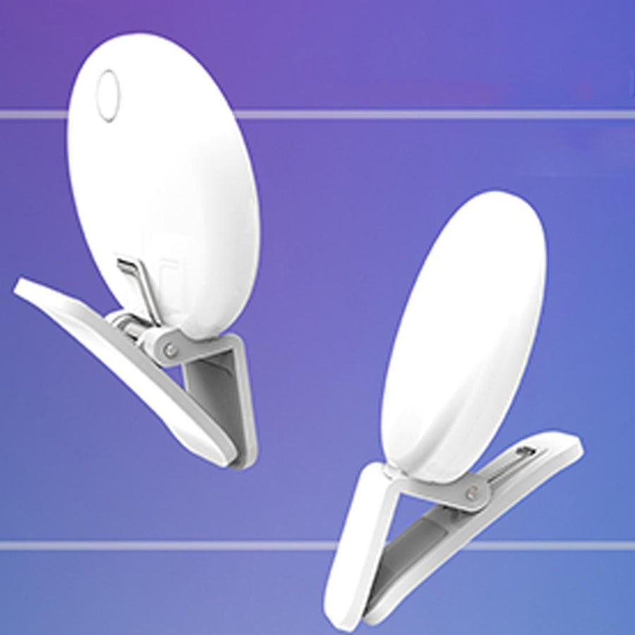 Portable Mini Beauty Light for Smartphones - 3 Brightness Levels 9 Led Warm / White - Iphone Galaxy Huawei Xiaomi Lg Htc