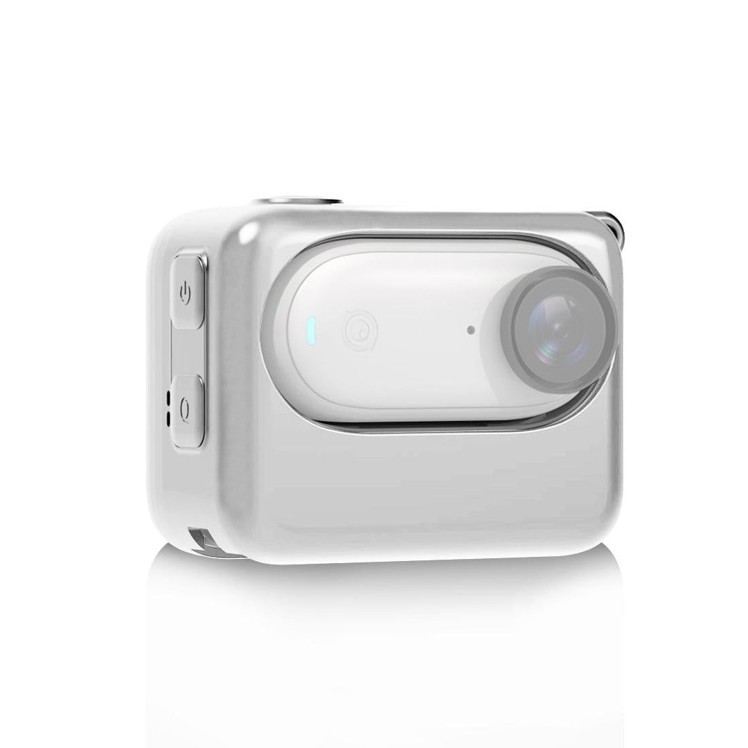 Silicone Charging Case for Insta360 Go 3 Camera - White