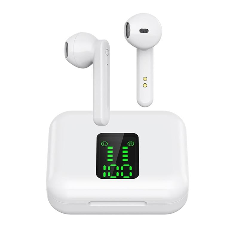 Wireless Bluetooth Earphones with Charging Box & Led Display