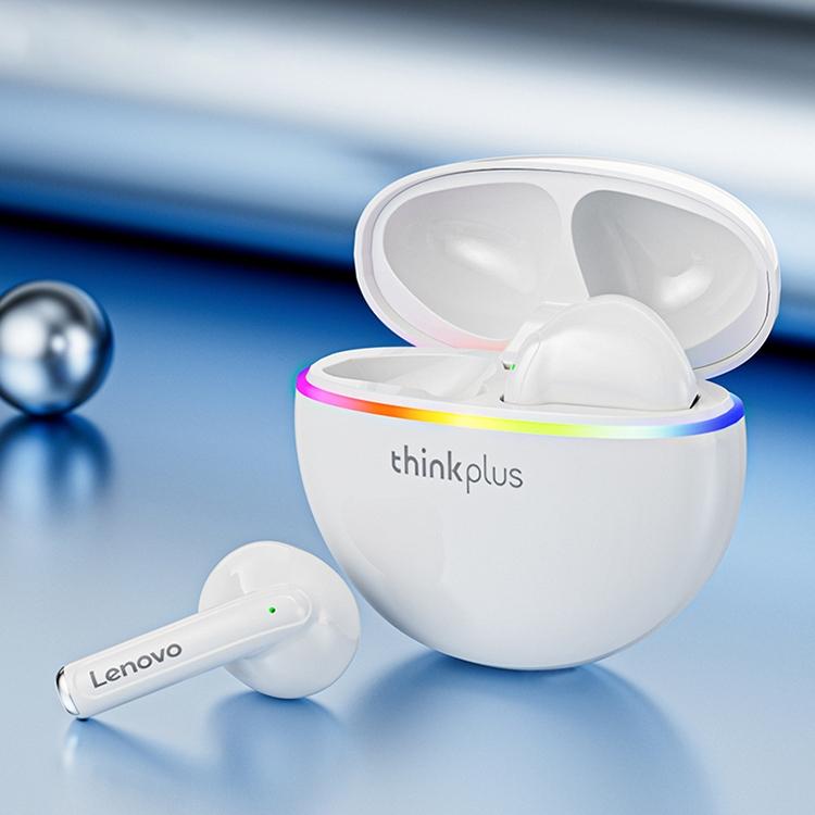 Rgb Light Wireless Bluetooth 5.0 Earphones - White