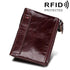 Men Leather Rfid Blocking Card Holder Wallet - 12.1x9.4x2.7cm - Ccb1085Z
