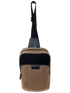 FIB Byron Sling Backpack Bag Travel w/ Single Adjustable Strap - Brown