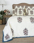 Gulbahar Bedspread Coverlet Summer Light Quilt - Ruby (Queen - 210 cm x 210 cm)