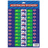 Australian Flag Stickers – A4 Sheet of Festive Stickers for Australia Day Celebrations