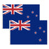 2x New Zealand Country Flags Kiwi Heavy Duty Outdoor Maori - 150cm x 90cm