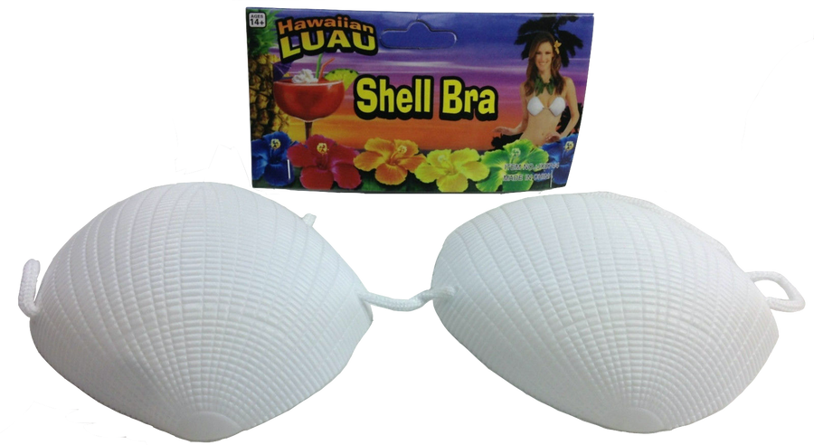 SHELL BRA Costume Party Hawaiian Hula Beach Dress Top Tropical Mermaid
