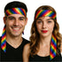 Rainbow Long Headband Band Gay Pride Scarf LBGTQ Hair Tie Headband Costume Party