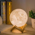 3D Moon "Tap" Lamp Night Light Moonlight for Desk/Table