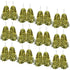 Yellow Metallic Cheerleading Pom Poms – Set of 12 with Easy-Grip Handles Australia Day