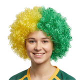 DELUXE AUSSIE AFRO WIG Costume Party Fancy Curly Hair Disco Dress Australia Day