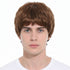 Mens Short Party Wig Costume Party Dress Up Fancy Classic Style - Brown