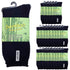 24 Pairs PREMIUM BAMBOO SOCKS Mens Heavy Duty Thick Work Socks Cushion BULK  - Navy Blue - 6-11