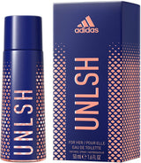 Adidas 50ml For Her Natural Spray UNLSH Charge Culture Of Sports Womens Perfume