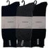 3 Pairs PREMIUM BAMBOO SOCKS Mens Heavy Duty Thick Work Socks BULK Cushion - Assorted Colour Pack - 11-14