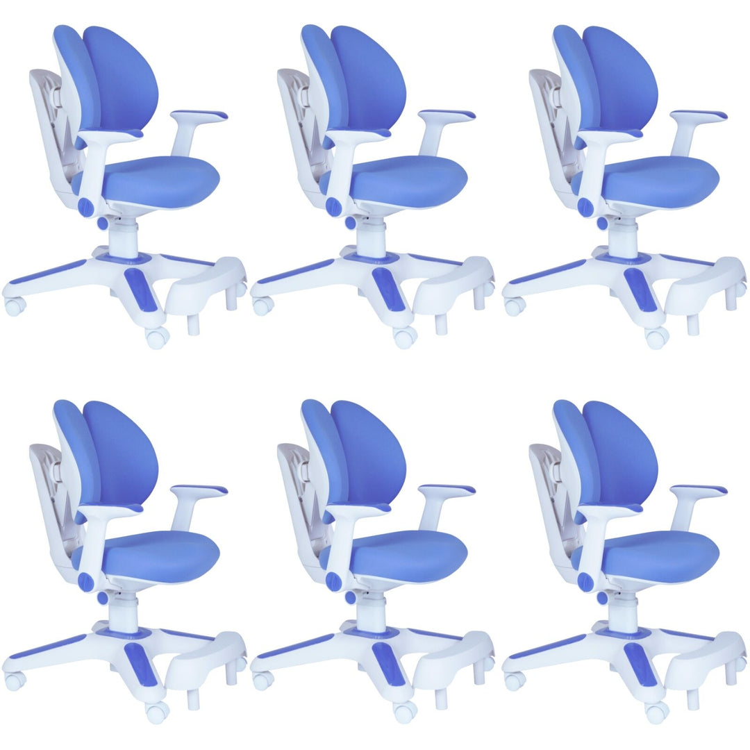 Ergonomic Children Kids Study Chair Set Height Adjustable - Blue